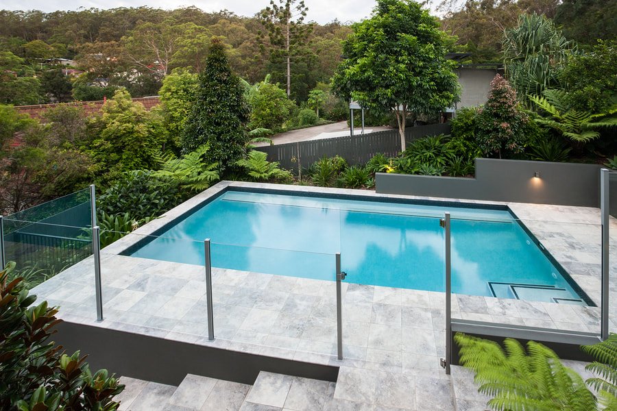 Stamped Concrete Pool Decks